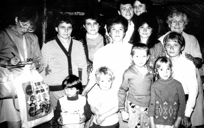 Деревские - дети, внуки, правнуки. 1990 год.